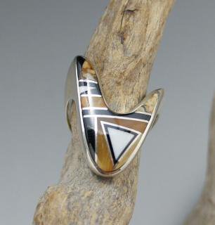 Navajo Calvin Begay Inlay Ring