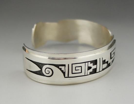 Hopi Berra Tawahongva Overlay Bracelet - 練馬のインディアン