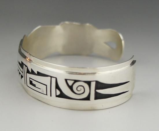 Hopi Berra Tawahongva Overlay Bracelet - 練馬のインディアンジュエリー・雑貨のお店 Little  Pinetree Trading Post