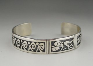 Hopi Duane Koinva Overlay Bracelet
