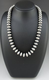 Navajo Silver Beads Necklace