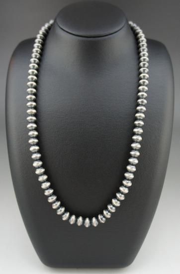 アクセサリー Navajo Silver Beads Necklace Navajo Silver Beads Necklace - 練馬のインディアンジュエリー・雑貨