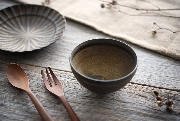 水野幸一「銅彩釉 飯碗」の特徴