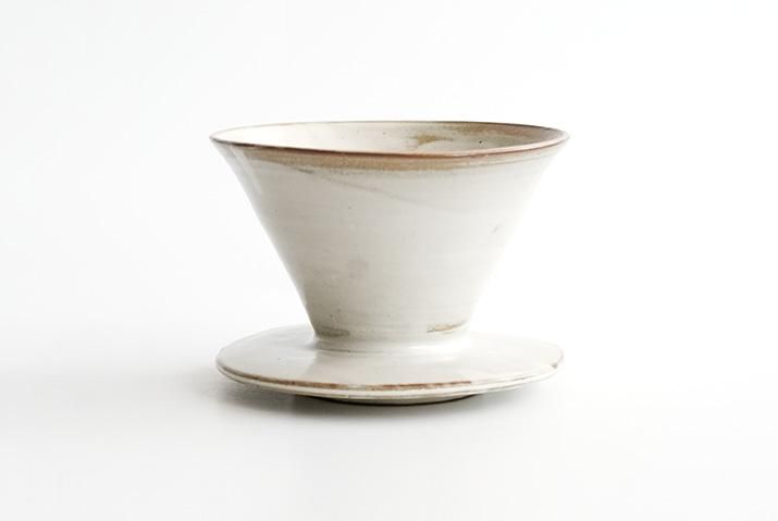 石渡磨美｜コーヒードリッパー（白）｜作家のうつわ通販｜和食器