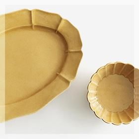 大井寛史 オーバル皿と豆皿3点セット 大井寛史｜作家のうつわ通販｜和食器セレクトショップflatto