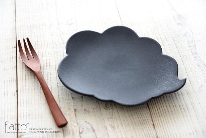 東一仁｜ブラック リムプレート8寸2枚セット 東一仁｜ブラック リム