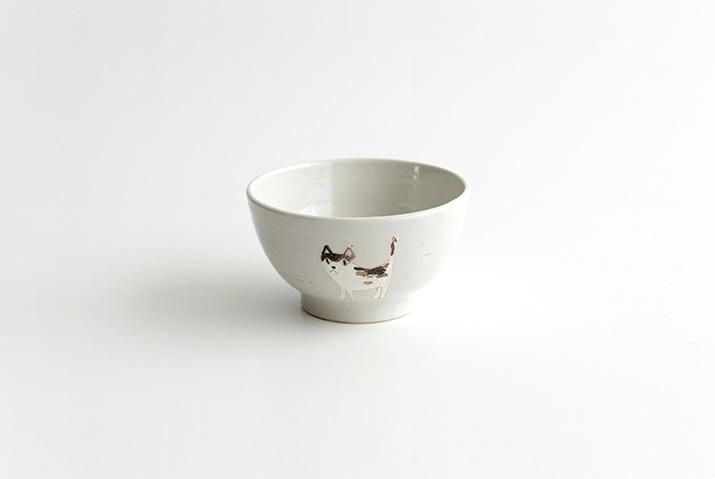 宮崎孝彦｜お子茶碗（ネコ）｜作家のうつわ通販｜和食器セレクト