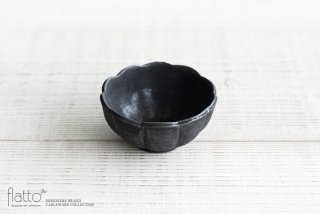 加藤祥孝｜鉄釉 3.5寸輪花鉢
