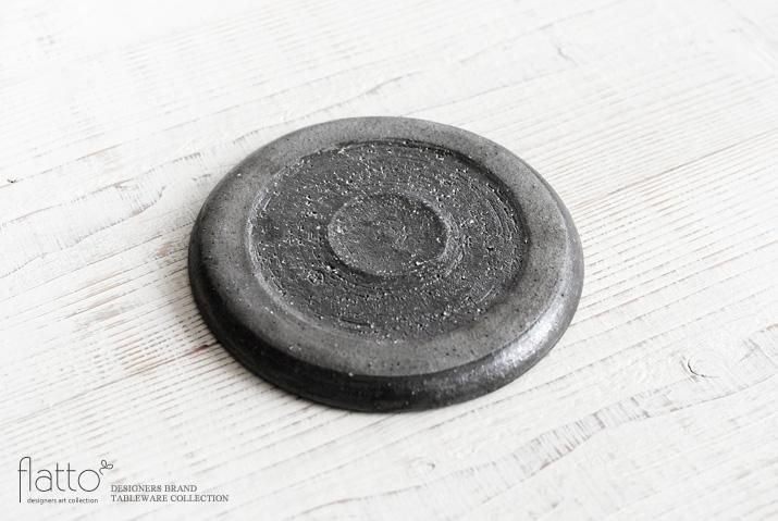 奥田章（TSUBO-BUN）｜ひびわれケーキ皿18cm｜作家のうつわ通販