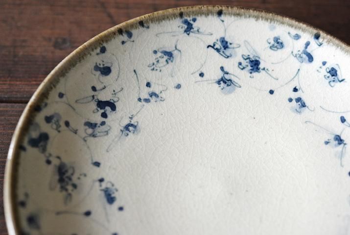 WEB展示会】｜石井桃子｜花唐草 5寸皿｜作家のうつわ通販｜和