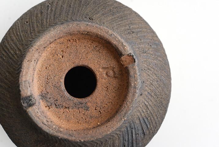 福井亜紀｜枯茶 植木鉢S｜作家のうつわ通販｜和食器セレクトショップ