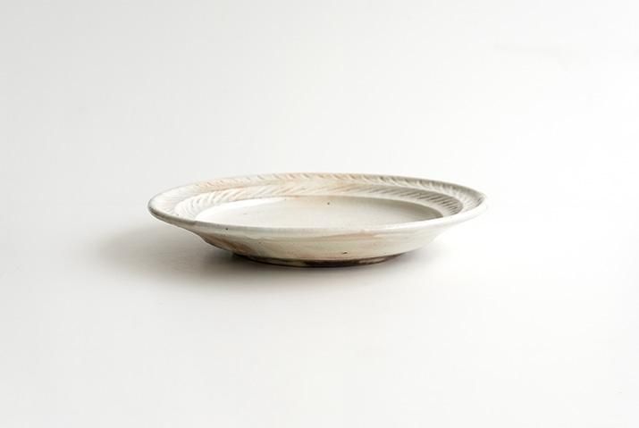 古谷浩一｜鉄散 リーフリム皿8寸｜作家のうつわ通販｜和食器