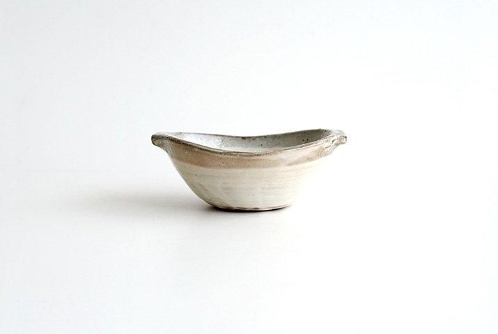 古谷浩一｜渕荒粉引 耳付ダ円小鉢｜作家のうつわ通販｜和食器