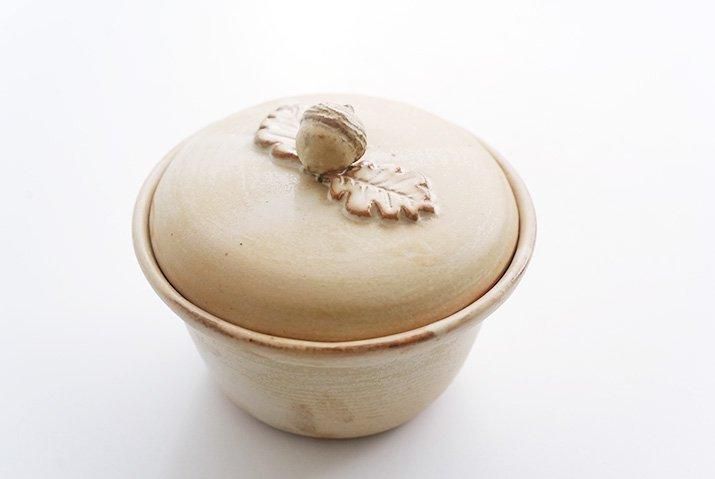 【石渡磨美】どんぐり2段重 陶磁器耐熱✴️価格訂正✴️ 石渡磨美 器 - Zakka Dragee（ザッカドラジェ）オンラインストア（器