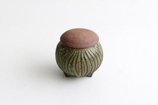器のしごと|蓋付き足付き小物入れ(ソギ)
