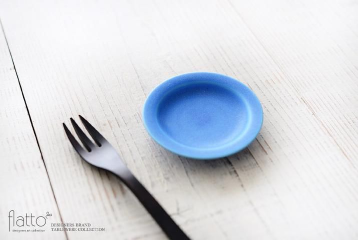 東一仁　プレート３枚 東一仁｜ブルー リムプレート3寸｜作家のうつわ通販｜和食器