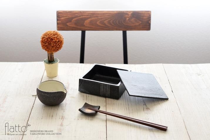 奥田章｜黒十草 重箱（S）｜作家のうつわ通販｜和食器セレクトショップ