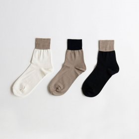 OTONA　SILK-Ancle　Socks　３COL