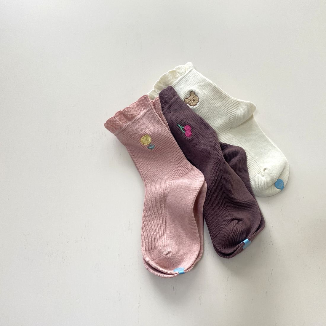 BEAR/CHERRY/HANA socks 3P