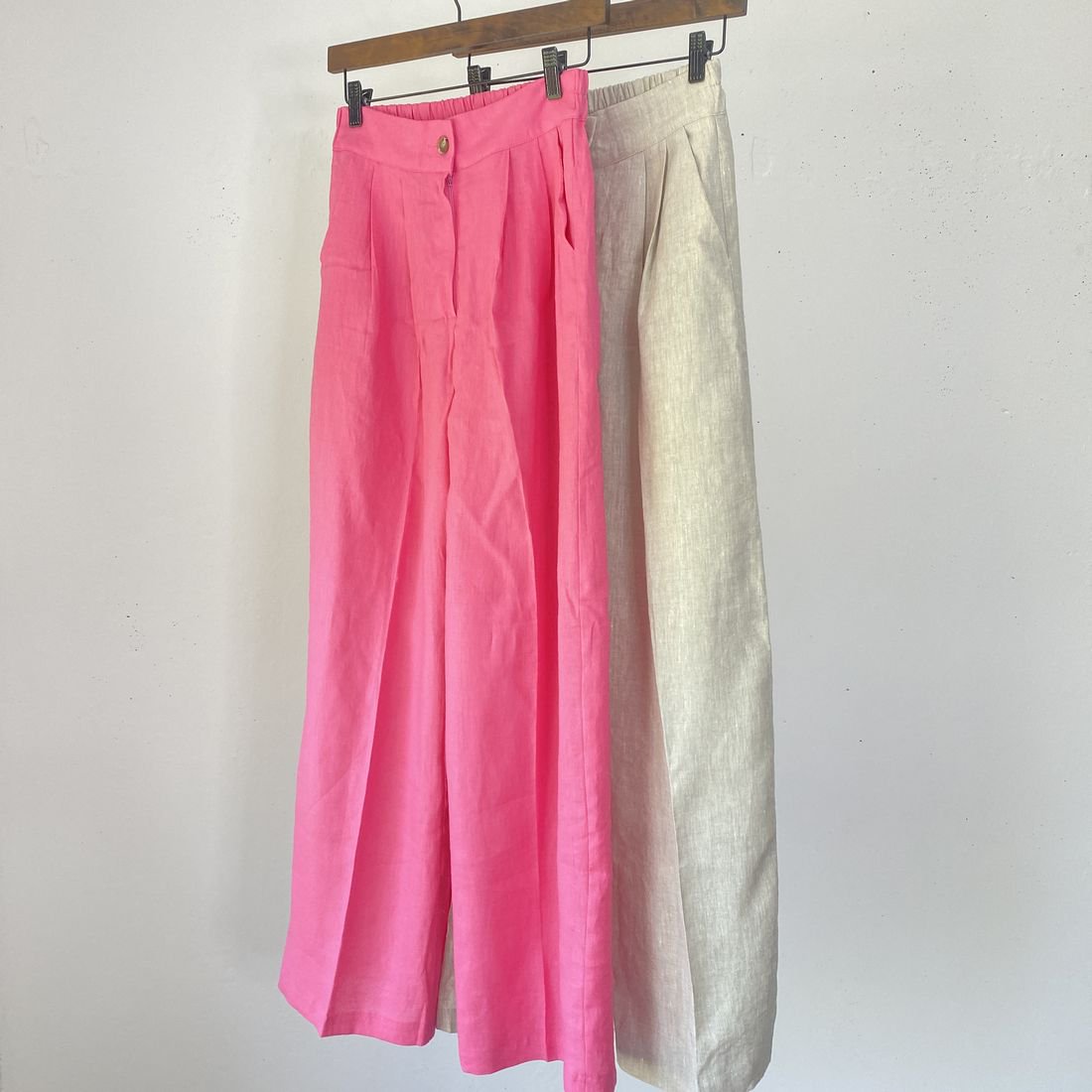 OTONA/ linen pants 2col