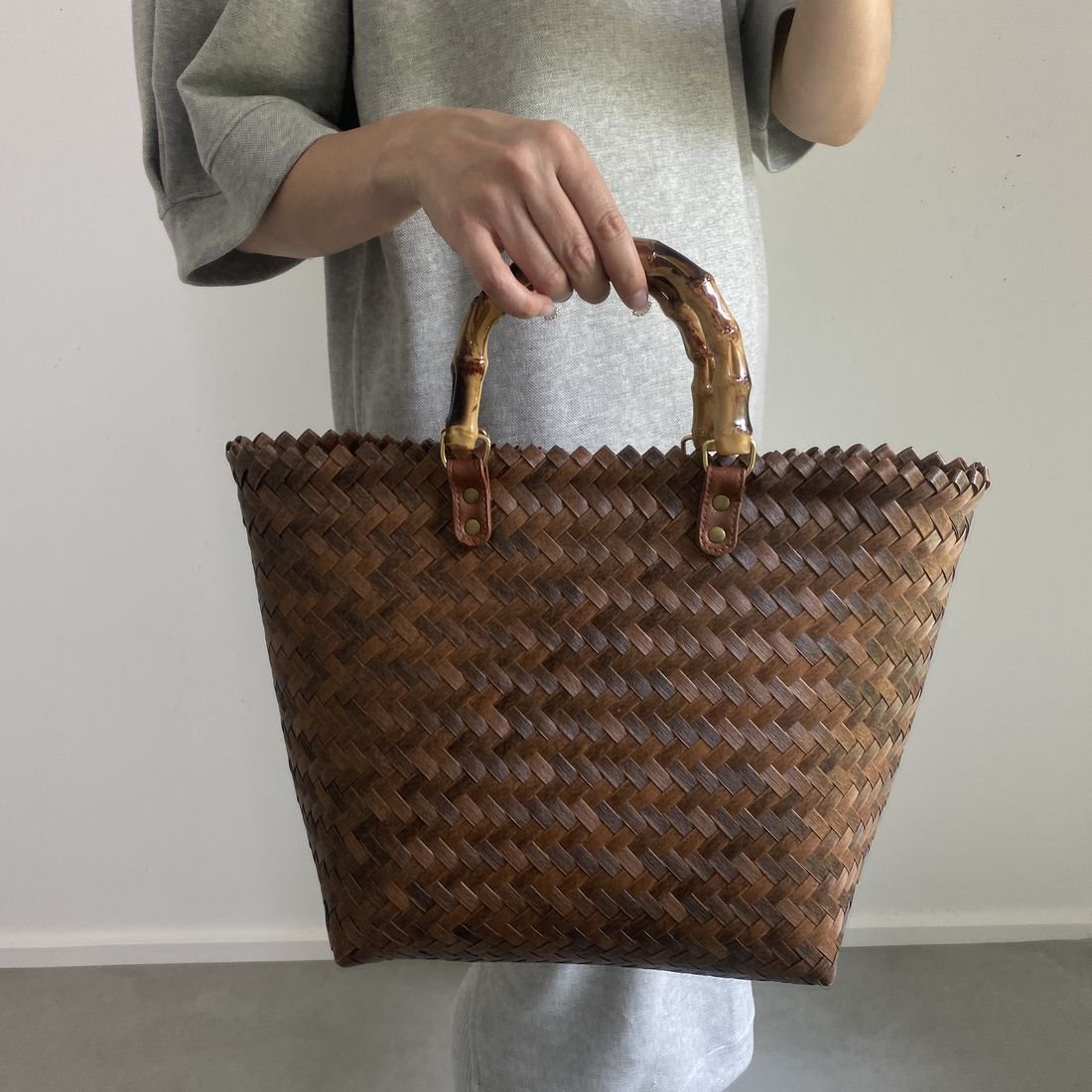 OTONA/BROWN summer BAG