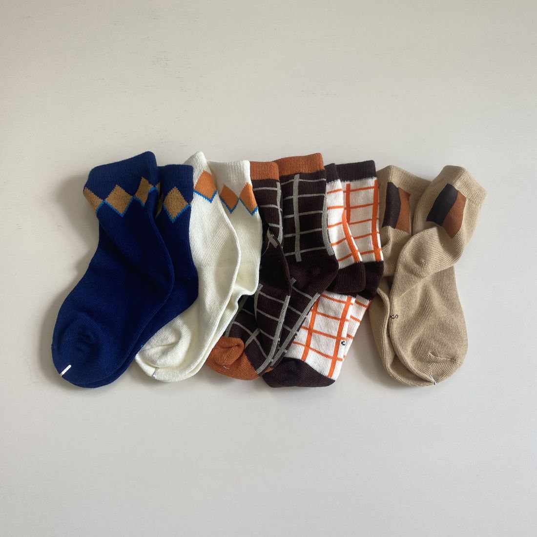 socks/ 5pset CHECKdia