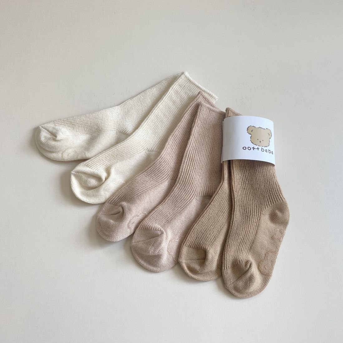 socks/ KUMA natural 3P