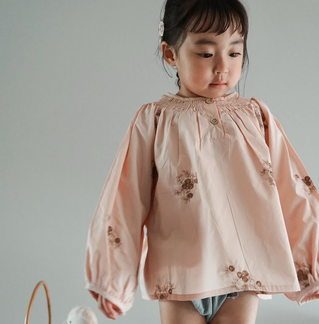 Peach Blouse TOPS