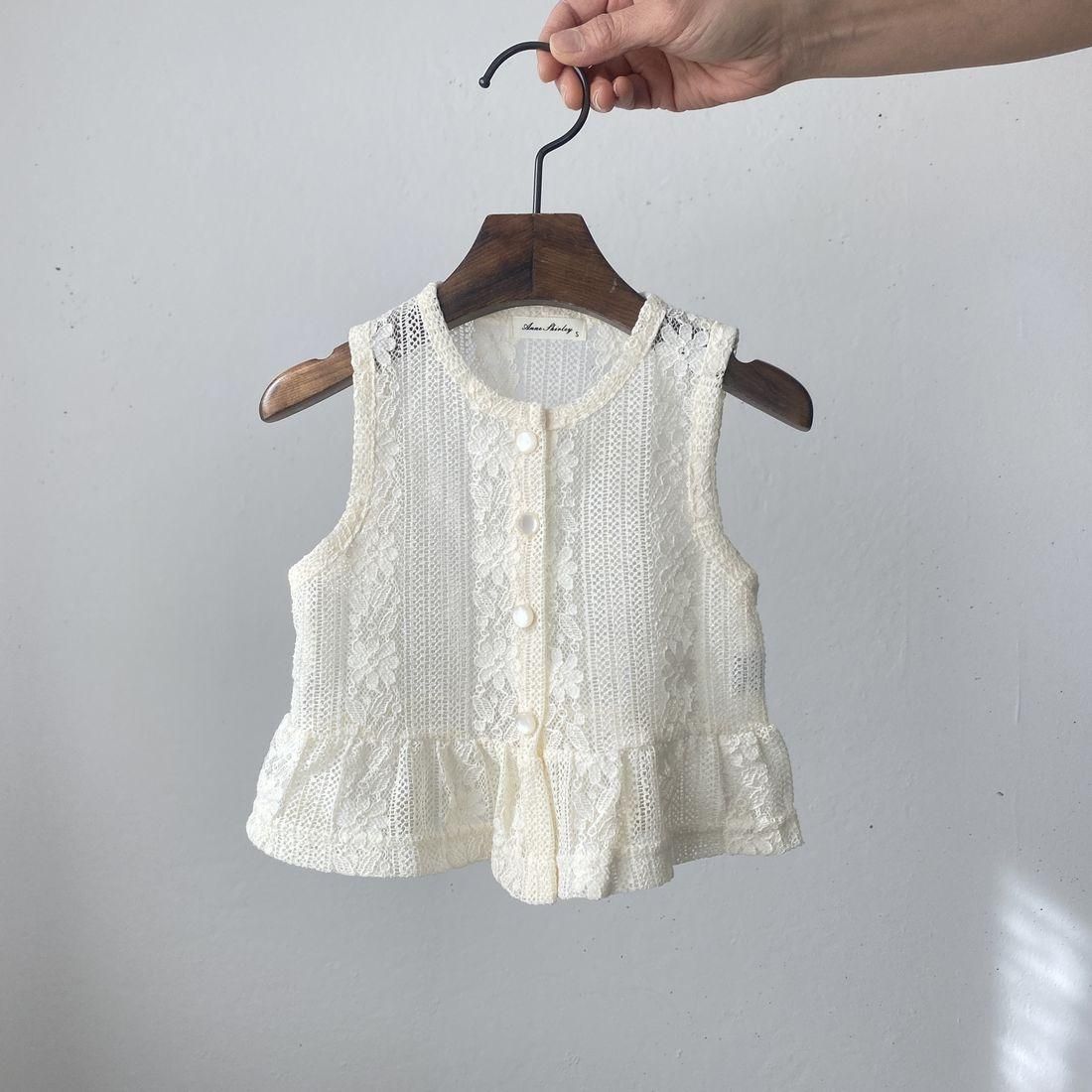 Baby lace vest 2-4