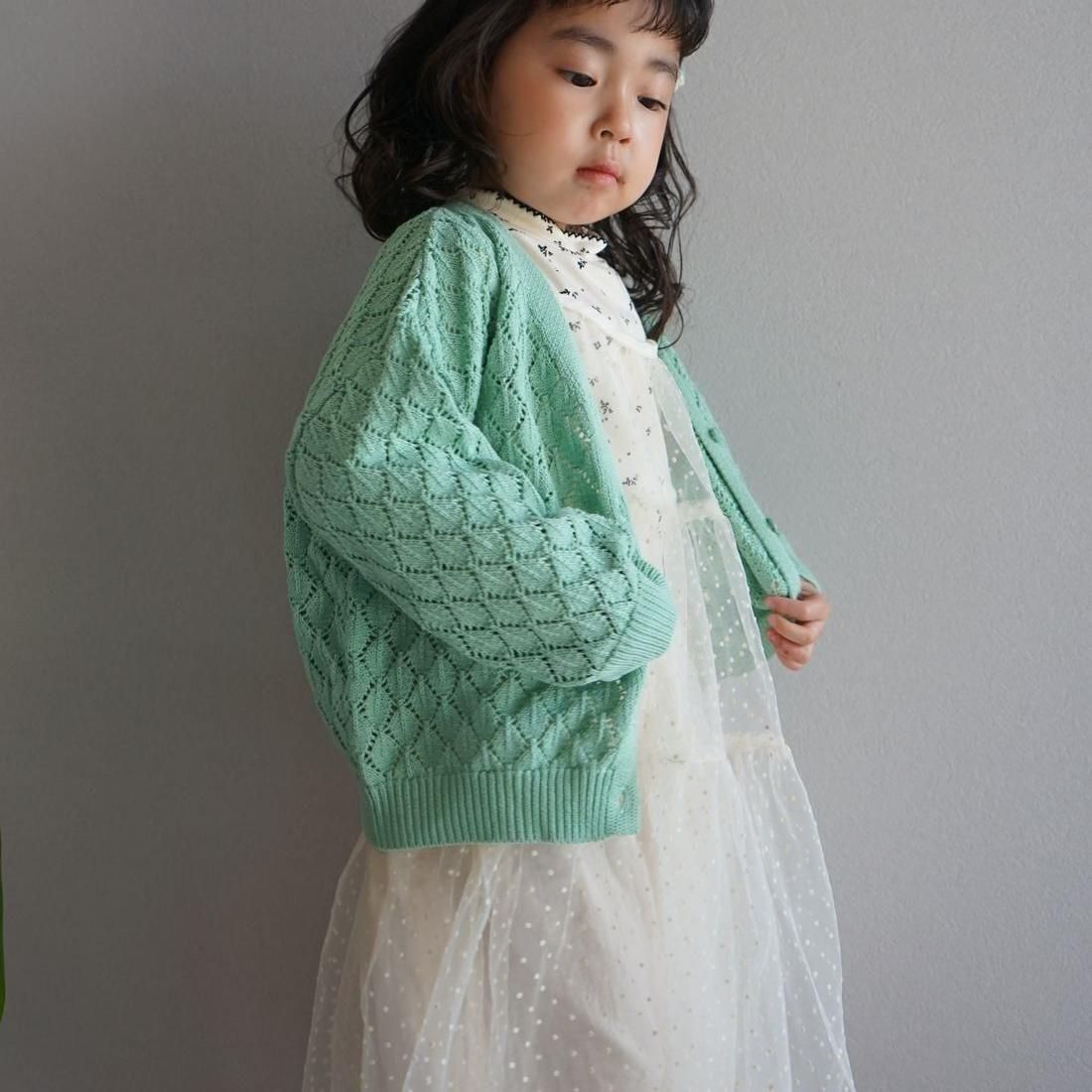 Leaf Green Cardigan 3-2