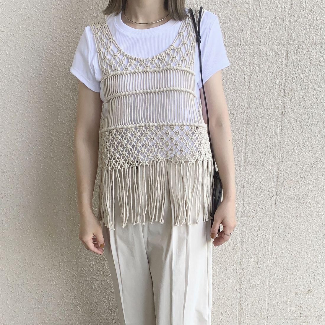 OTONA/ macrame vest 5-2