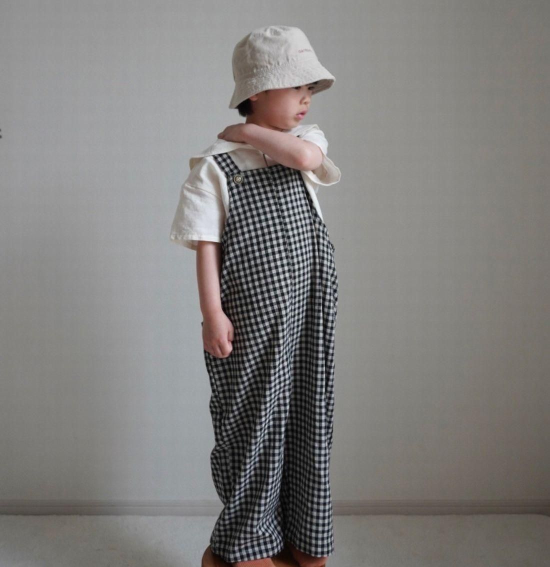 KidsSalopet/Simple gingham  5-4