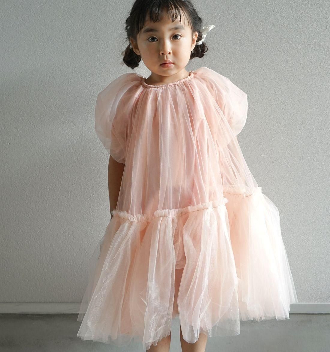 dress/Puffsleeve PINK 5-4