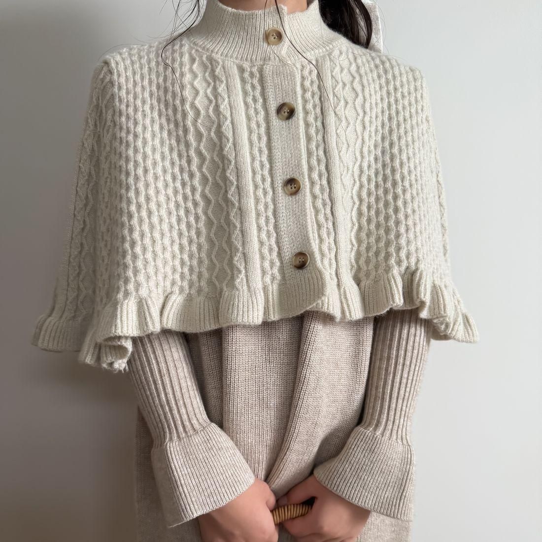 aran knitCape9-3