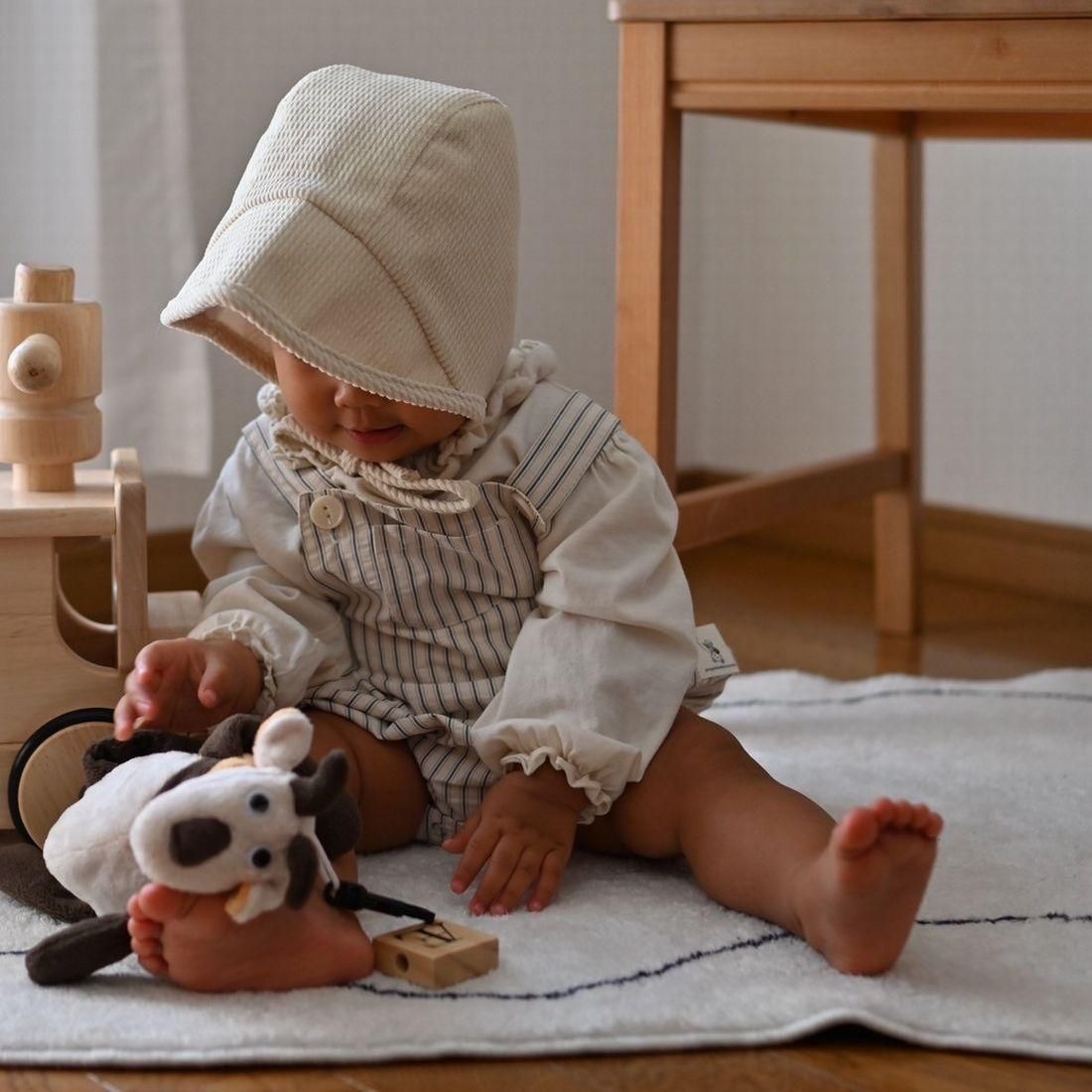 9/15まで 新品papier 25AW Lily sailor rompers 試着のみ papier 25AW Lily sailor rompers