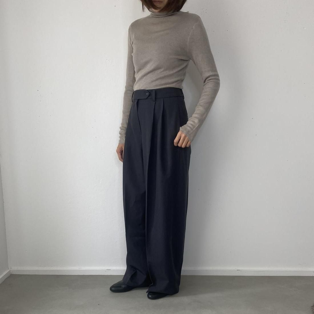OTONA/wide slacks pants 11-2