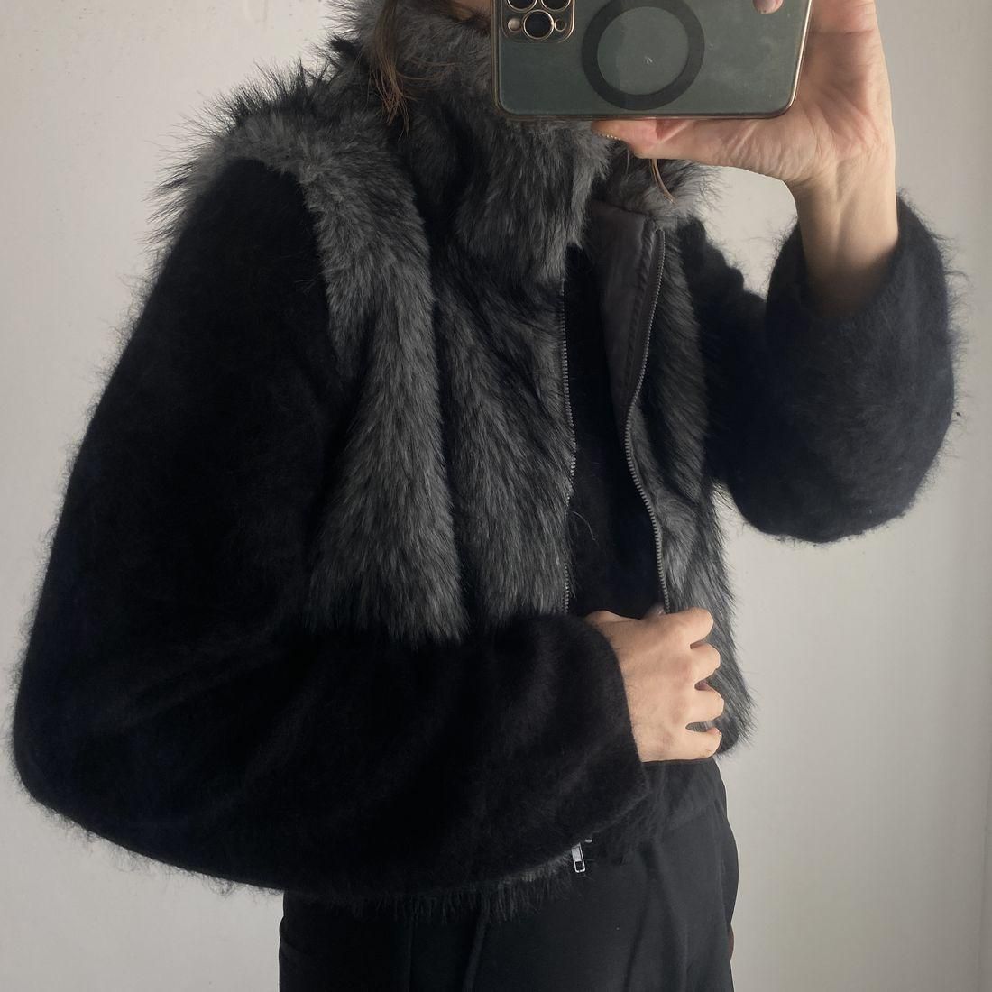 OTONA/ fur short vest 11-1