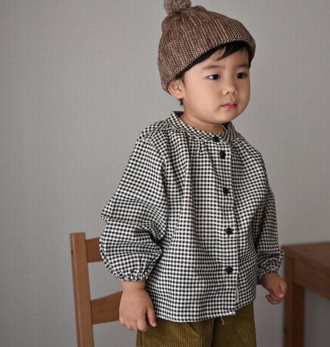 Black check no-collar 11-1