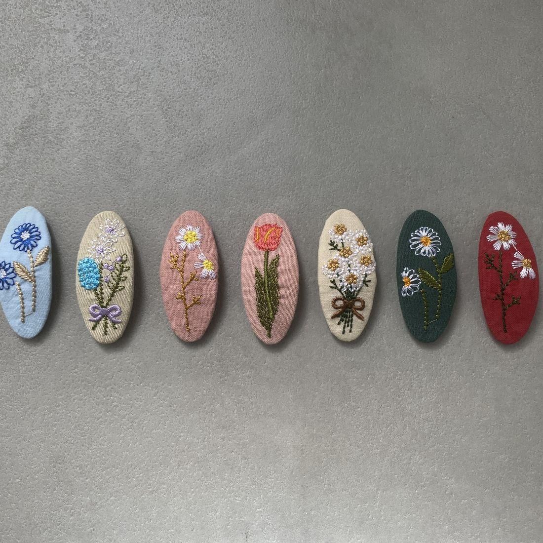 Patchin/ embroideryFLOWER11-2