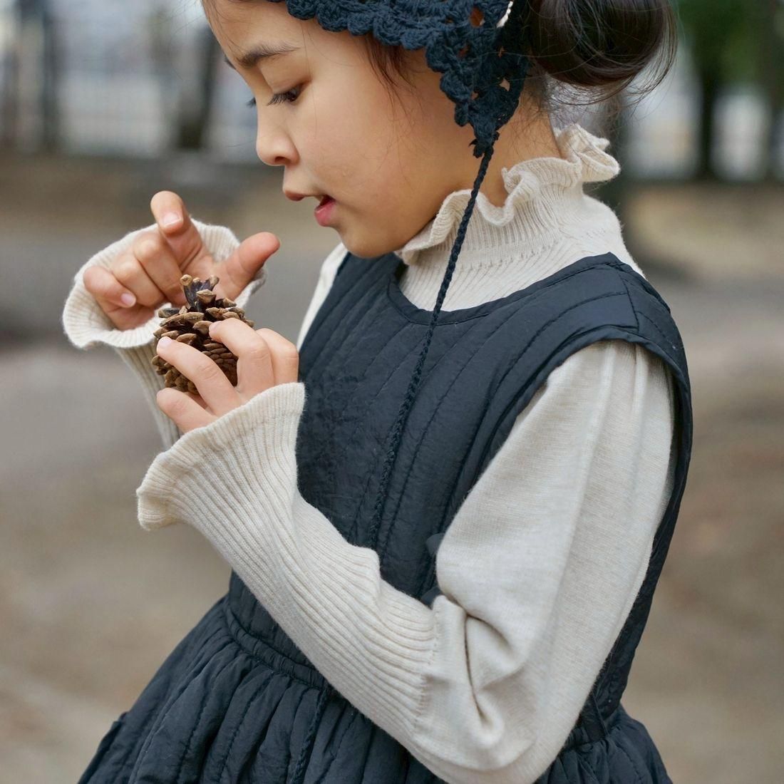 frillRIB balloon sleeve TOPS  12-3