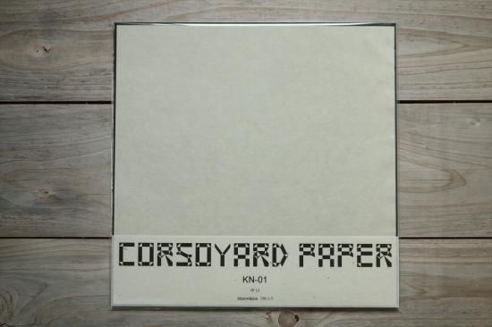 【本日特価】 PAPERKN-01楮紙 CORSOYARD 無地 岐阜の山から - (美濃紙)30cm角 絵画
