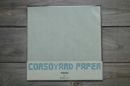 CORSOYARD PAPERKW-04落水紙「矢鱈縞」30cm角 - 岐阜の山からお CORSOYARD PAPERKW-04落水紙「矢鱈縞」30cm角 - 岐阜の山からお