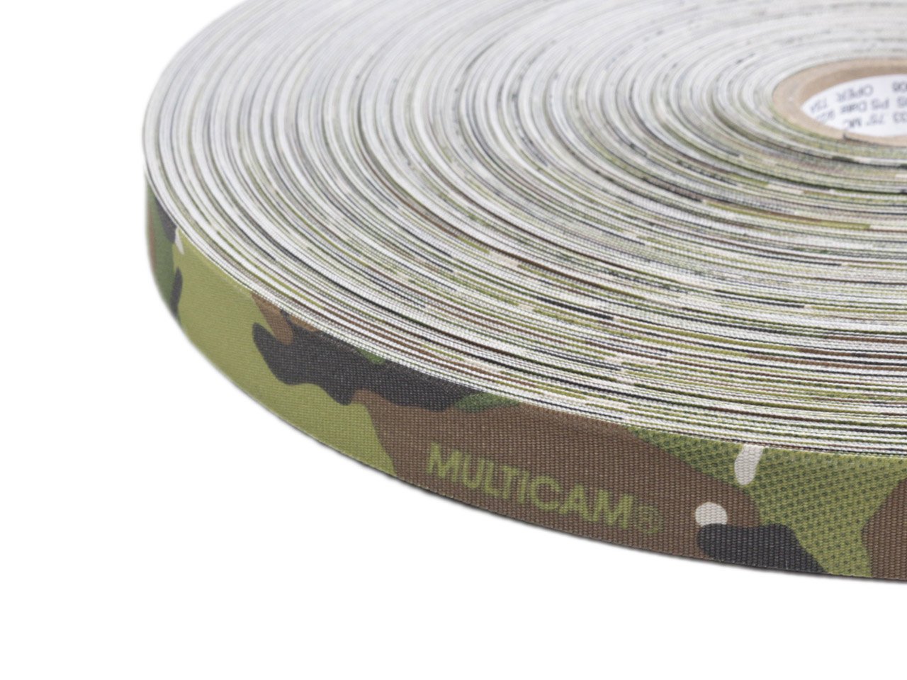 0.75 inch Multicam Grosgrain Nylon Webbing Mil-T-5038 - Sukerucom - 迷彩生地  ミリタリーマテリアル専門店-