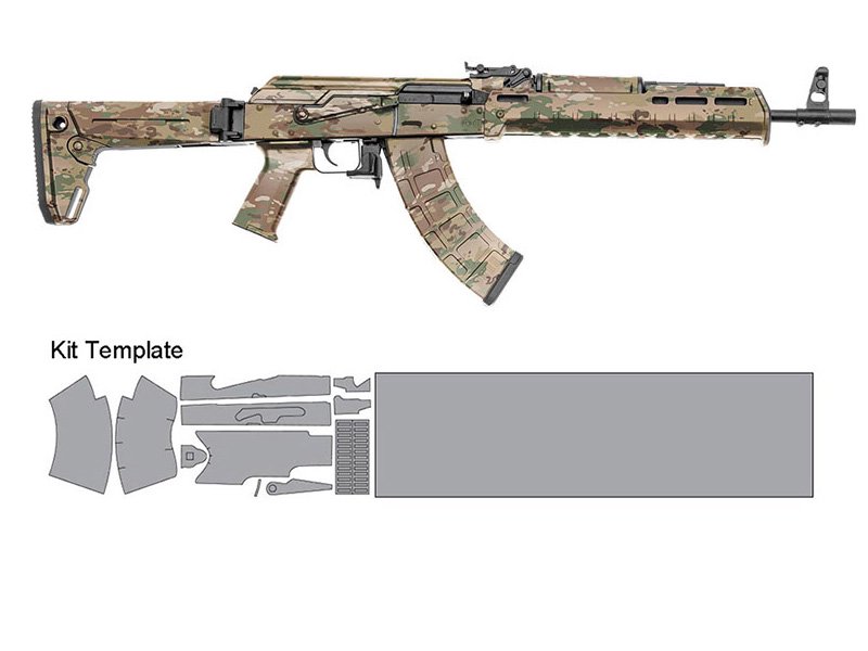 ATHENA製 AK-57コンバージョンキット Ver.2 P90マグを使うAK ガンスミスコンテスト ノミネート作品 検索ワード:AK47 P90  AR57 クリアランス Five-seveN