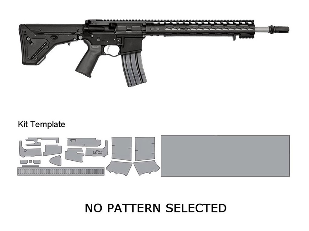 Gunskins AR-15 M4 Rifle Skin - Vietnam Tiger Stripe -ガンスキンズ