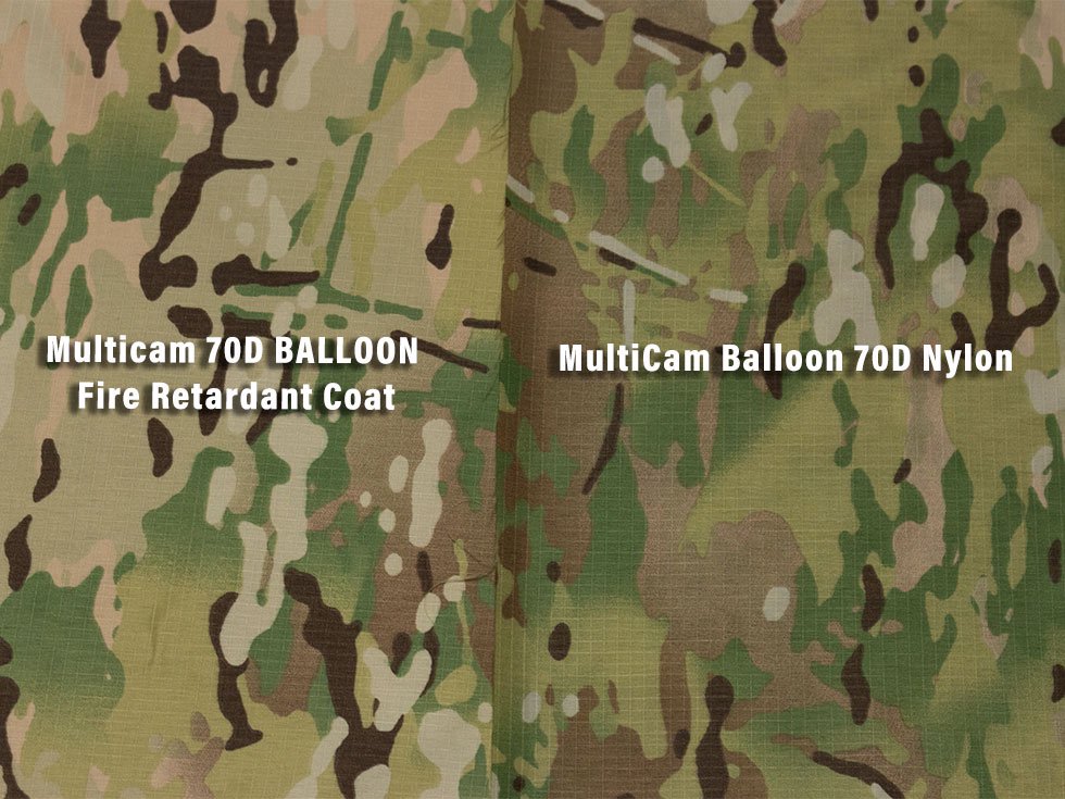 Multicam 70D BALLOON Fire Retardant Coat Ripstop 生地 - マルチカム