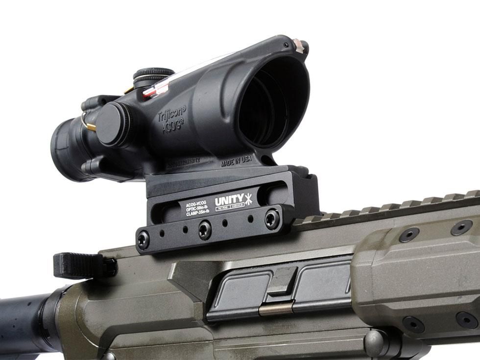 『実物』Unity tactical スコープマウント他 WADSN 製 】ACOGスコープ 専用 UNITY FAST COG マウント