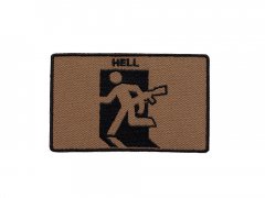 HELL Patch-Pictogram-Brown / Black