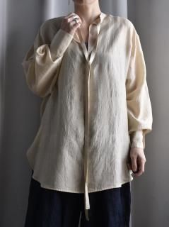 uryyaʥ饤ˡ   silk bowtie blouse  [biscuit] 