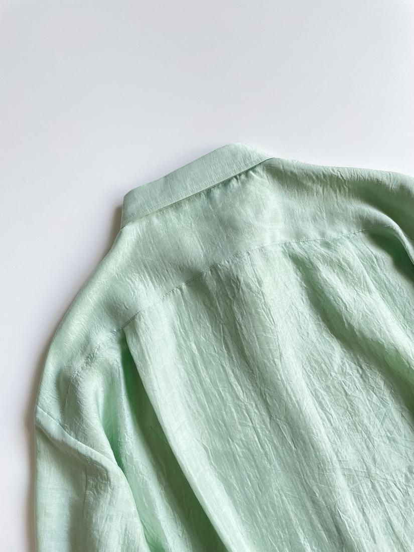 uryya（ユライヤ）・ silk pullover blouse [mint] - fevrier（フェブリエ） オンラインショップ